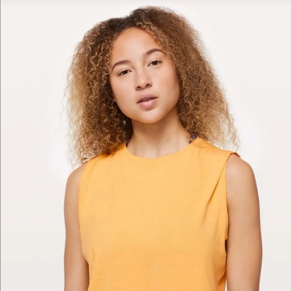 Lululemon Brunswick Muscle Tank Gold